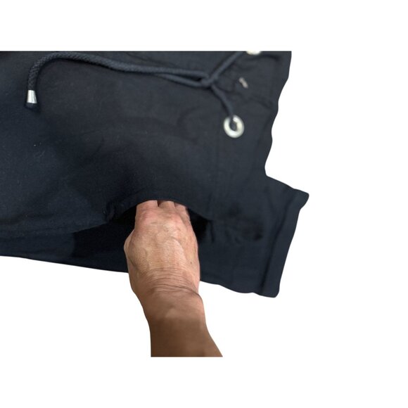 NEW Urban Outfitters Womens S Pants Jogger Black 100% Cotton Rise 14” Drawstring - Picture 9 of 10